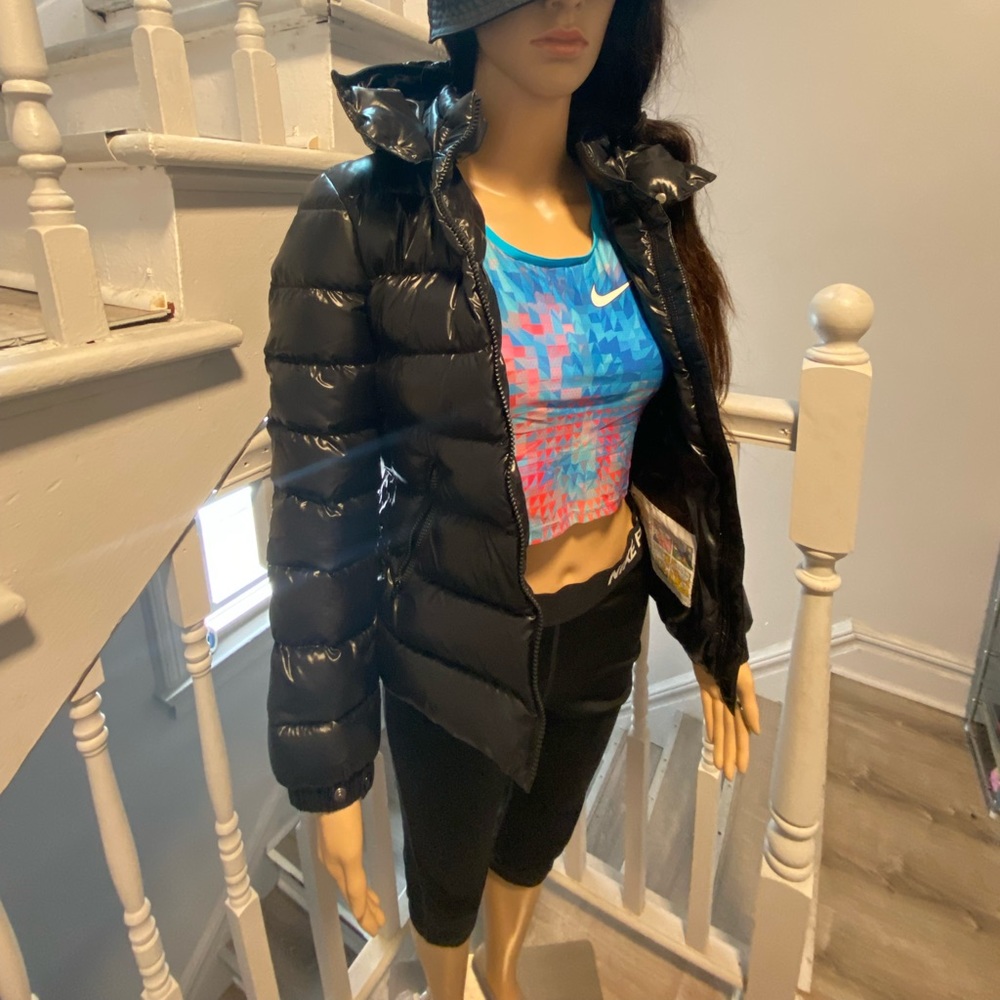 Moncler kids size 12 on an adult size mannequin